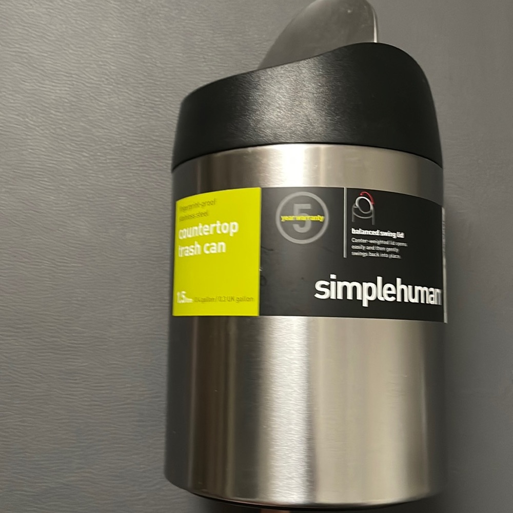 Simplehuman Countertop Trash Can